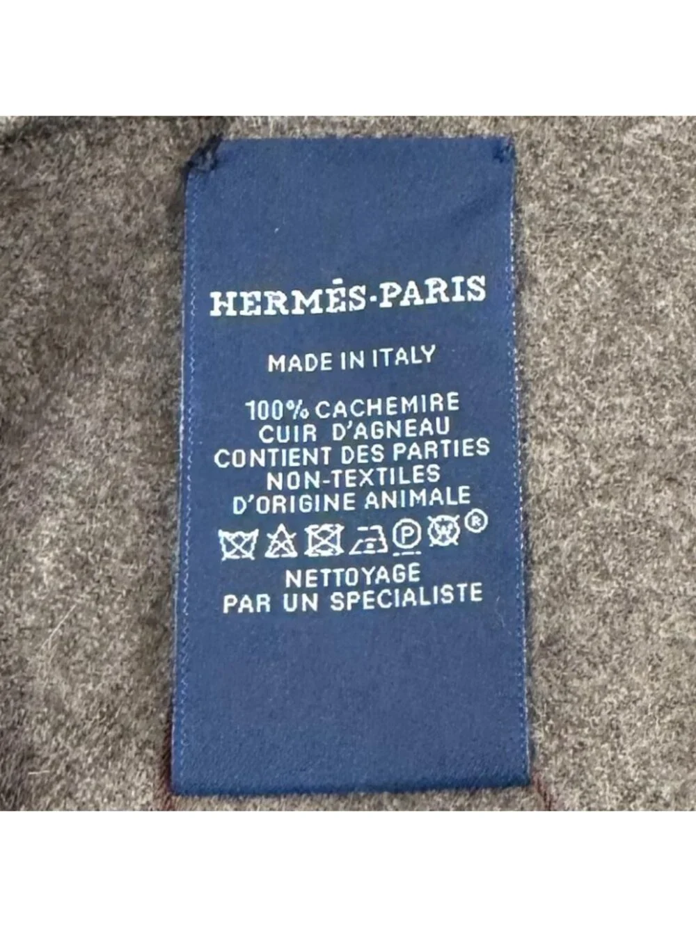 Hermes 100% 272800 Scarves Gray